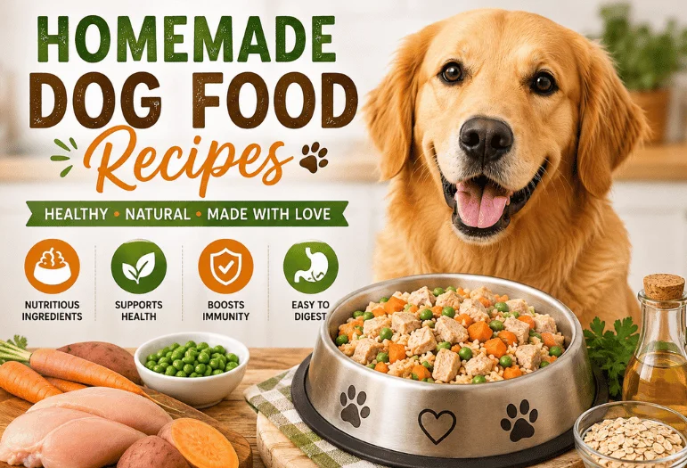 Homemade Dog Food Recipes: 3 Healthy Batch Recipes, Portion Guide, Nutrition Tips, and Meal Planning for 2026