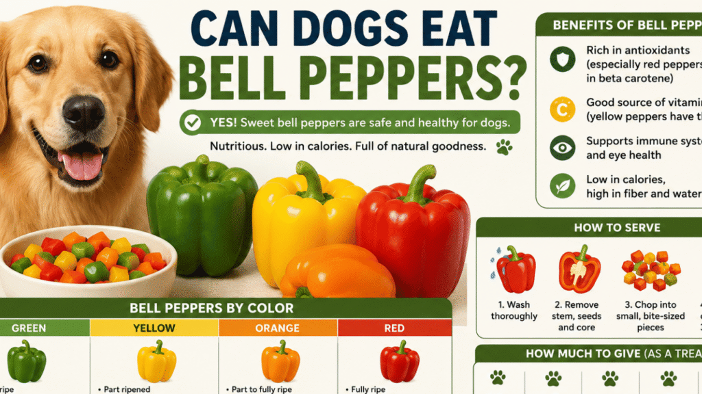 Can Dogs Eat Bell Peppers? Red vs. Green Safety, Benefits, and Serving Guide
