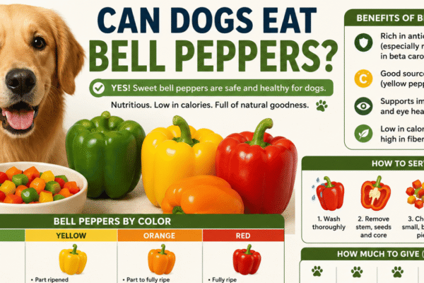 Can Dogs Eat Bell Peppers? Red vs. Green Safety, Benefits, and Serving Guide
