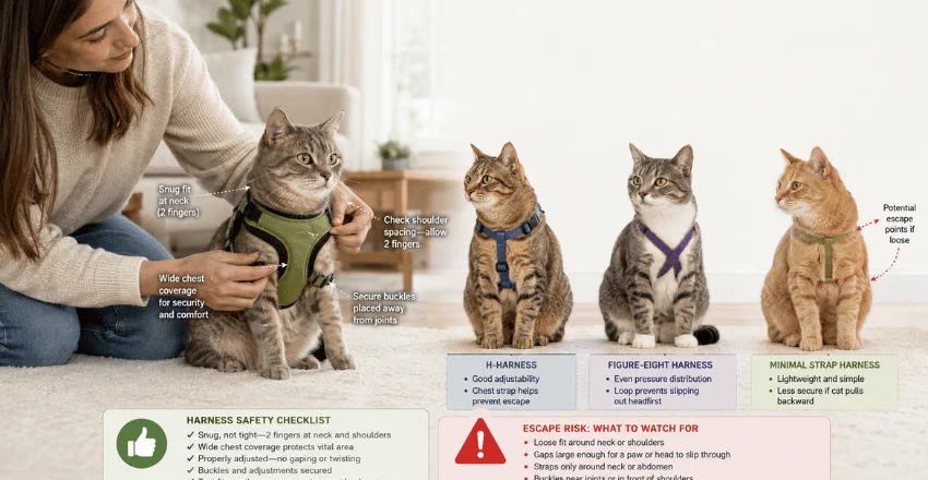 Why cats back out, and what stops them