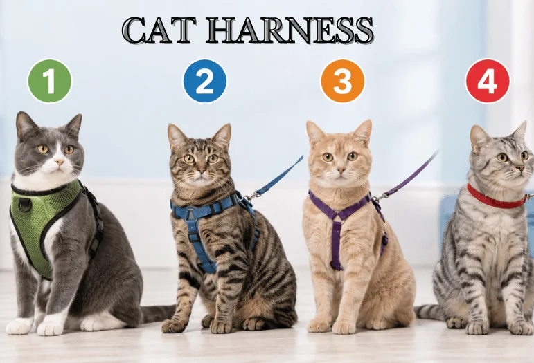 Cat Harness Guide 2026: 4 Popular Styles Ranked by Fit, Comfort, Safety, and Escape Risk