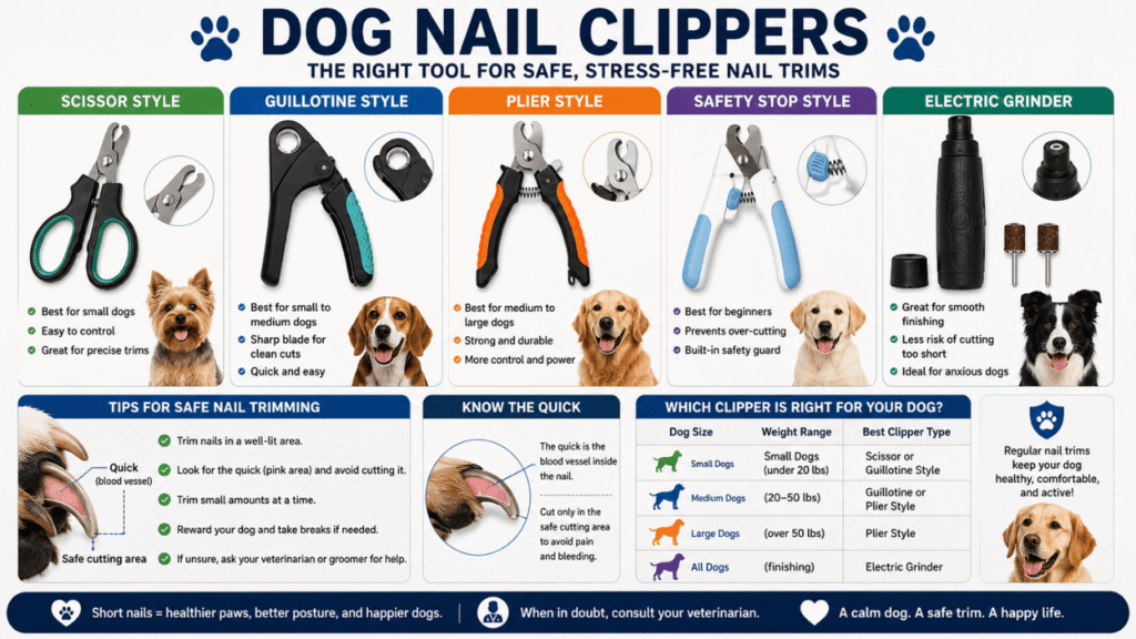 Dog Nail Clippers: The Ultimate 2026 Guide to Choosing the Best Nail Trimmer for Every Dog, Nail Thickness, and Grooming Style