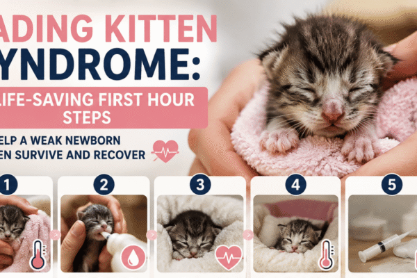 Fading Kitten Syndrome: 6 Life-Saving First-Hour Steps to Help a Weak Newborn Kitten Survive and Recover