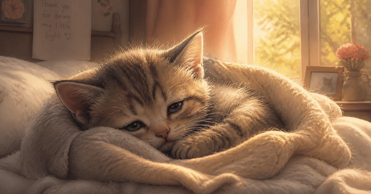 Never Feed a Cold kitten