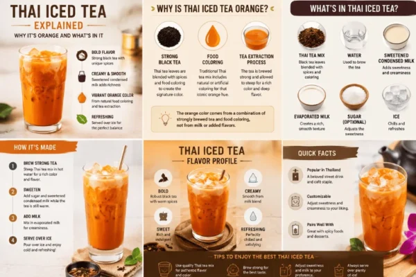 Thai Iced Tea Explained: Why It’s Orange and What’s In It
