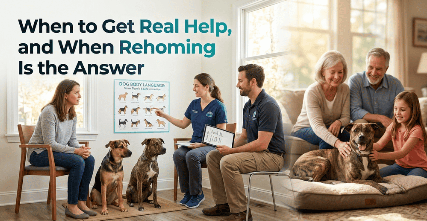 When to get real help, and when rehoming is the answer