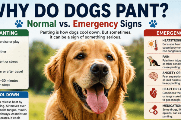 Why Do Dogs Pant? Complete 2026 Guide to Normal Panting, Heatstroke Warning Signs, and Emergency Symptoms