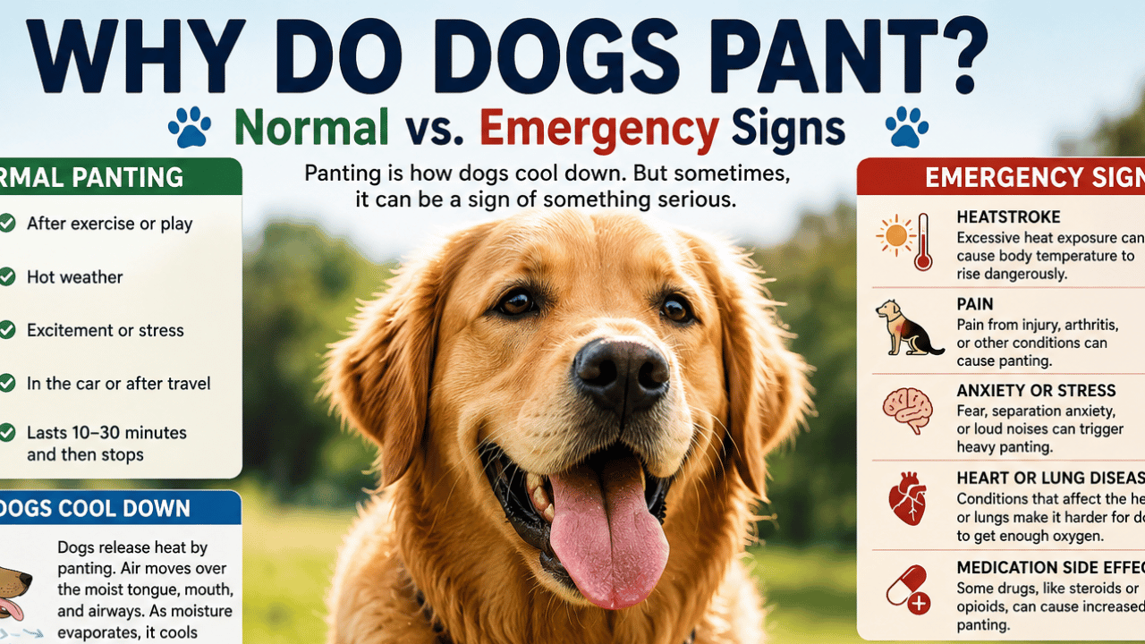 Why Do Dogs Pant? Complete 2026 Guide to Normal Panting, Heatstroke Warning Signs, and Emergency Symptoms