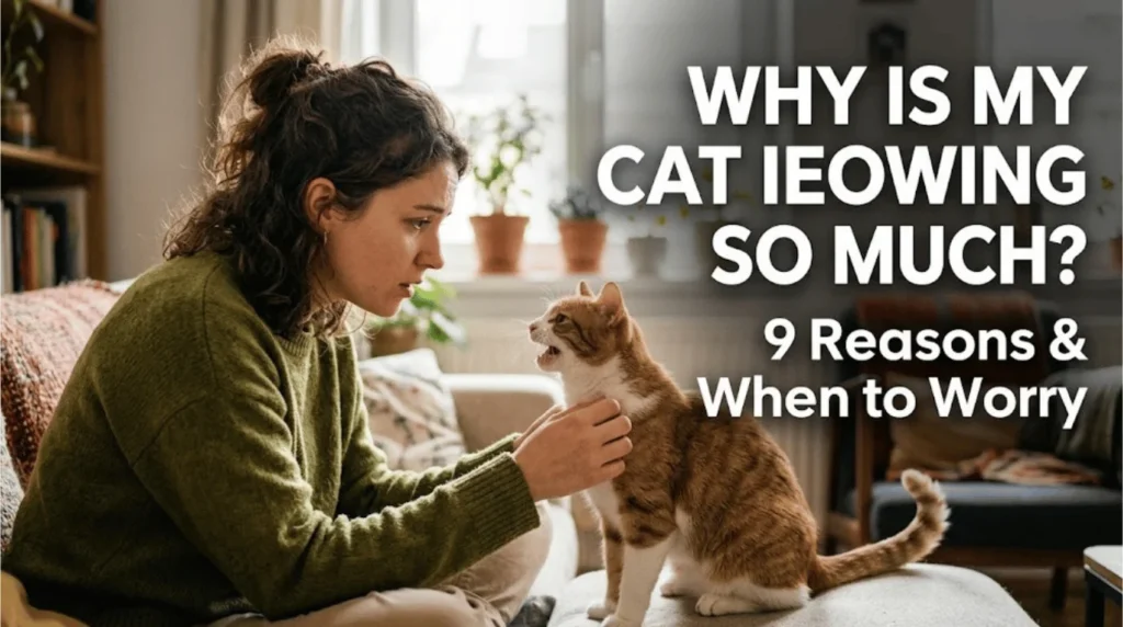 Why Is My Cat Meowing So Much? Causes by Age, Red Flags, and Proven Solutions