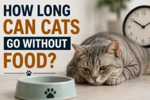 How long can cats go without food