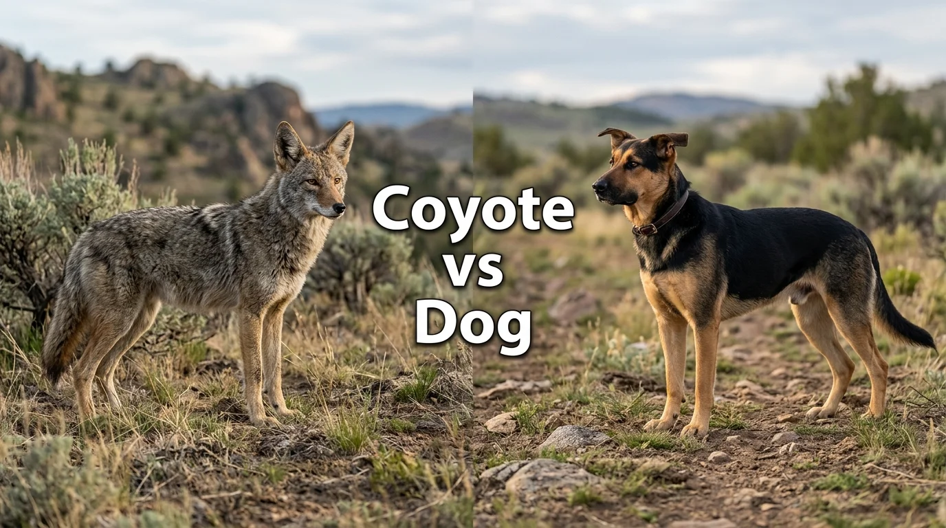 Coyote vs Dog: A Complete U.S. Guide to Identifying Key Differences in Appearance, Behavior, Size, and Tracks While Keeping Your Pet Safe From Wildlife Encounters
