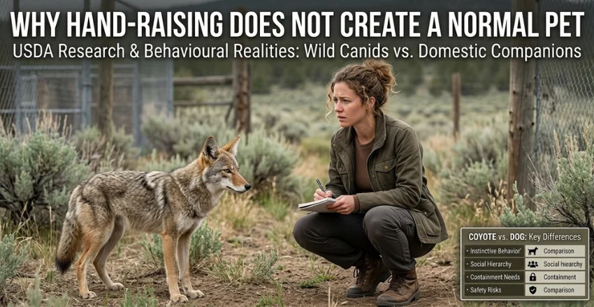 Why Hand-Raising Does Not Create a Normal Pet
