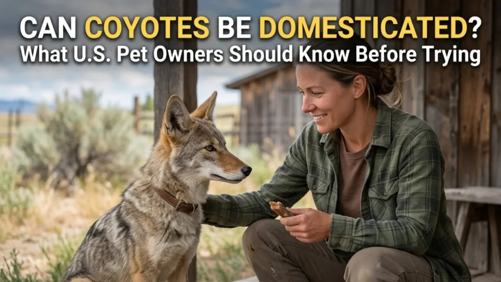 Can Coyotes Be Domesticated? What U.S. Pet Owners Should Know Before Trying